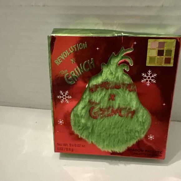 Revolution X The Grinch Eye Shadow Palette Compact - New In Box - Picture 1 of 5